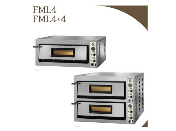 Forno per pizza Fimar due camere mod. FML 4+4